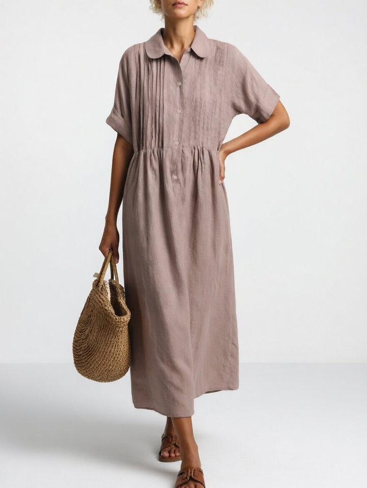 Alexis | Vestido camisero fluido de verano