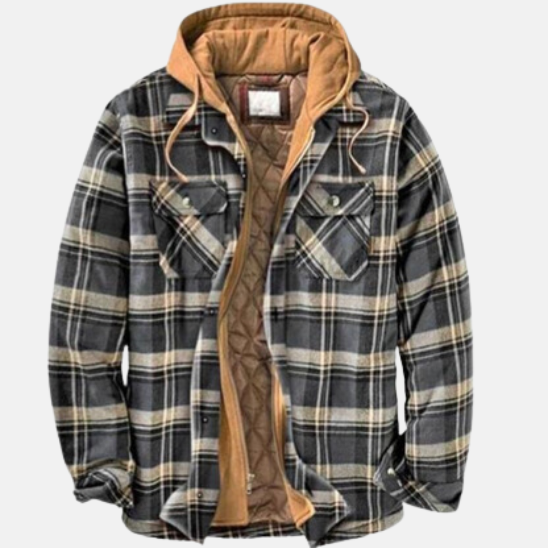 Benito | Chaqueta de franela a cuadros