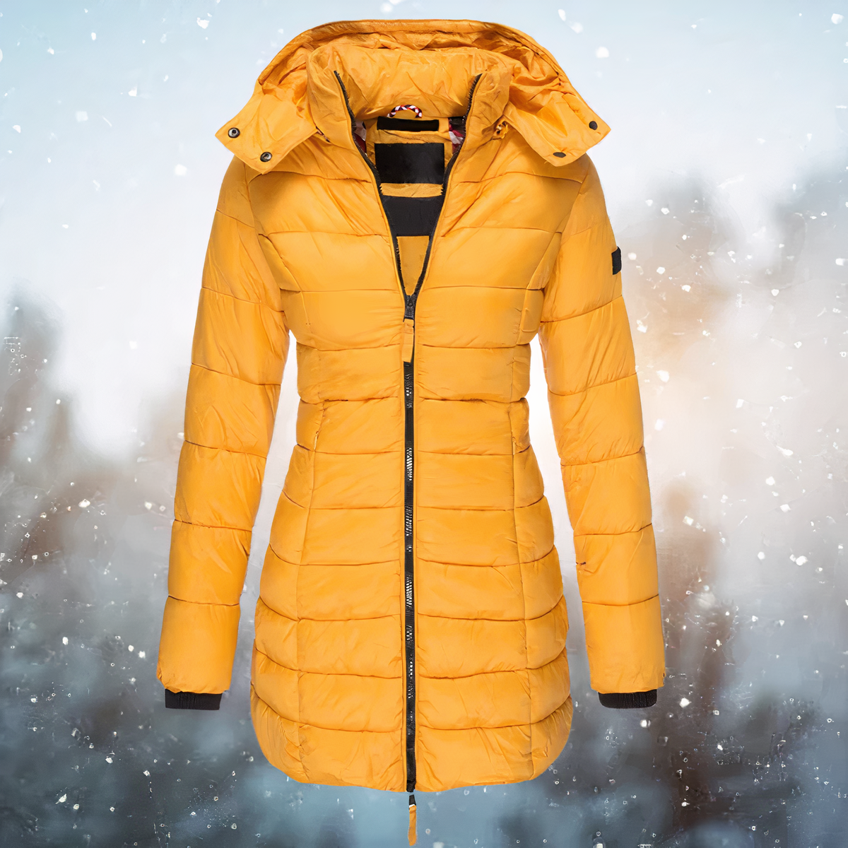 Noa | Chaqueta de invierno entallada con capucha