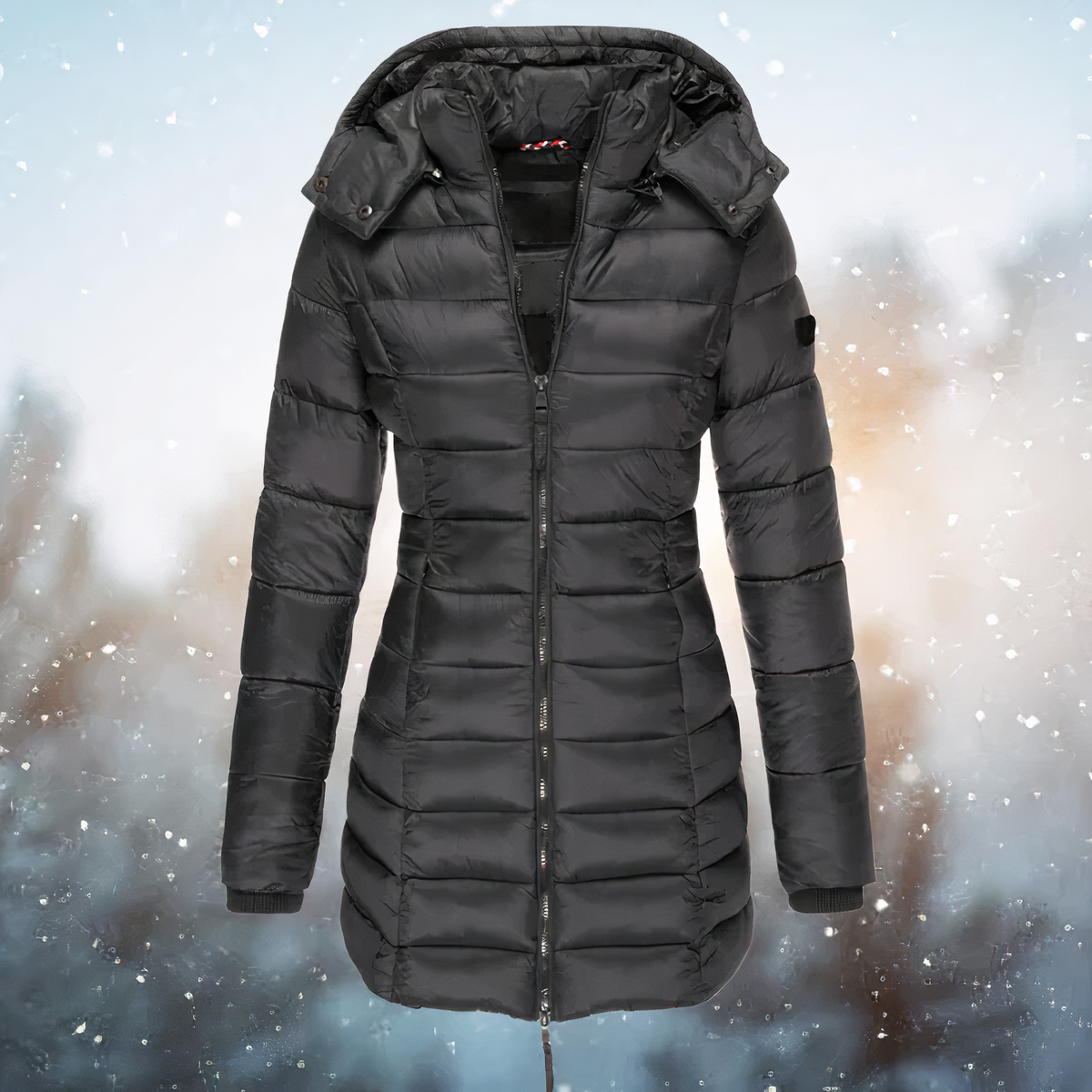 Noa | Chaqueta de invierno entallada con capucha