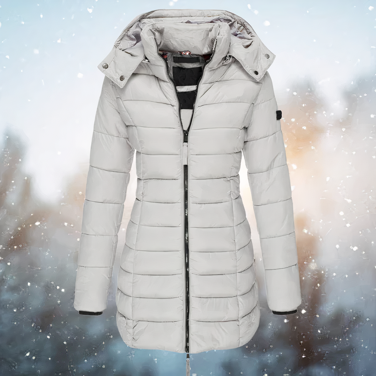 Noa | Chaqueta de invierno entallada con capucha
