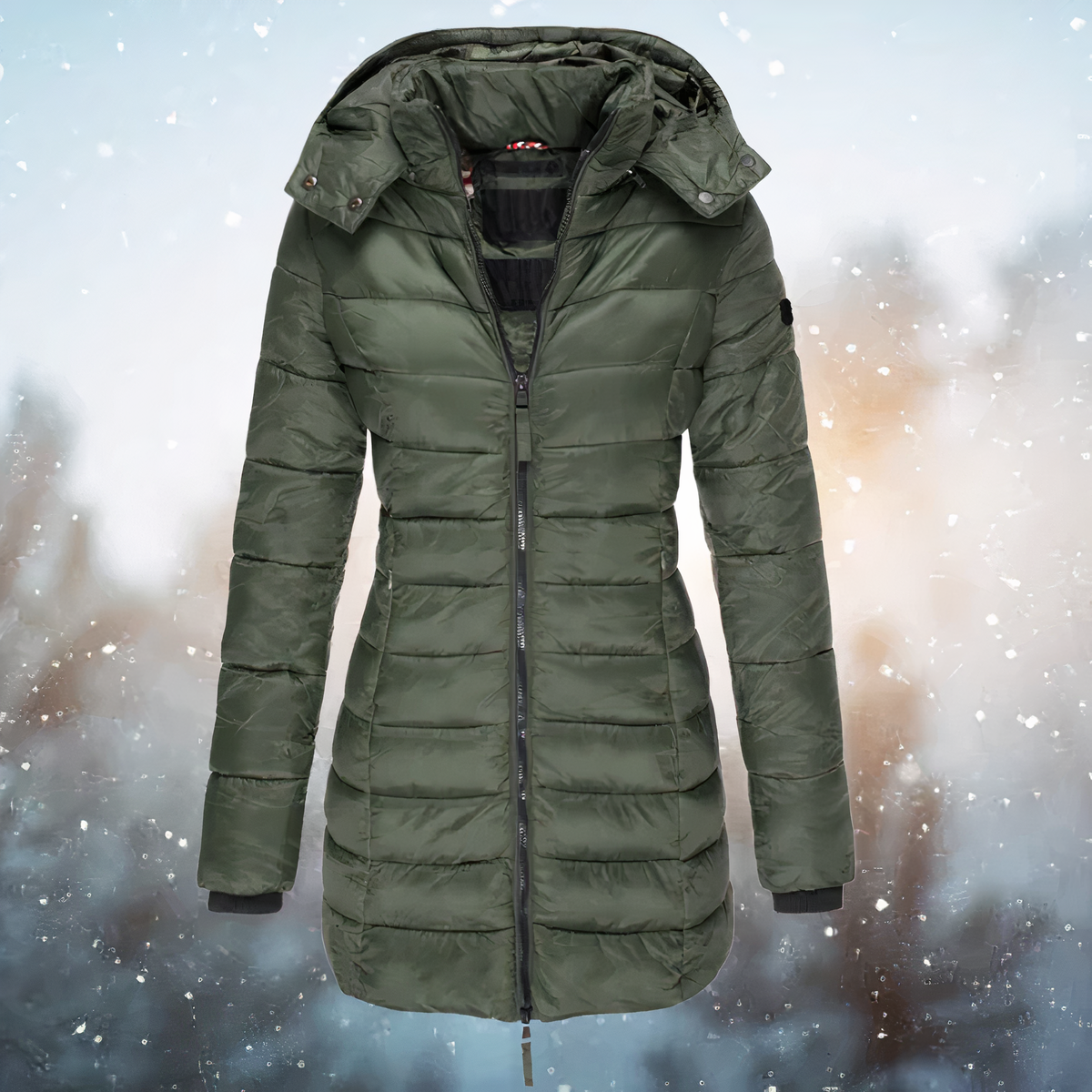 Noa | Chaqueta de invierno entallada con capucha