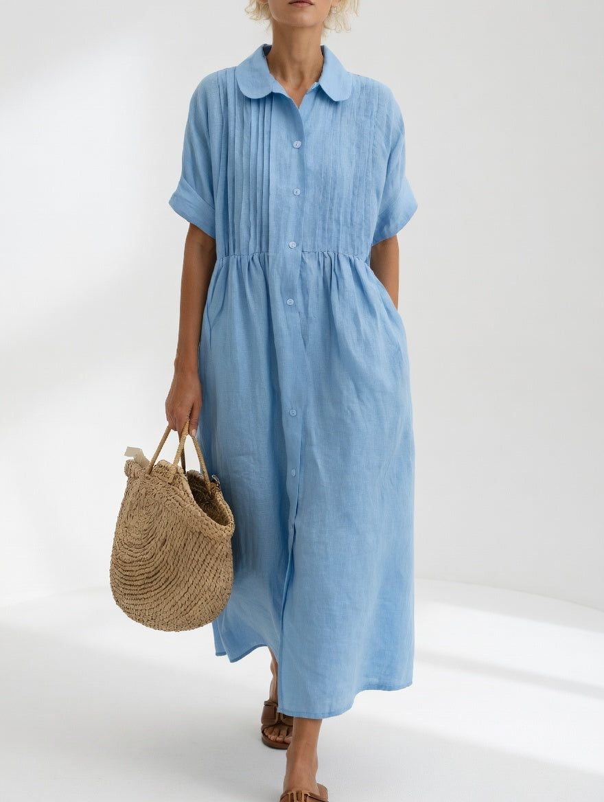 Alexis | Vestido camisero fluido de verano