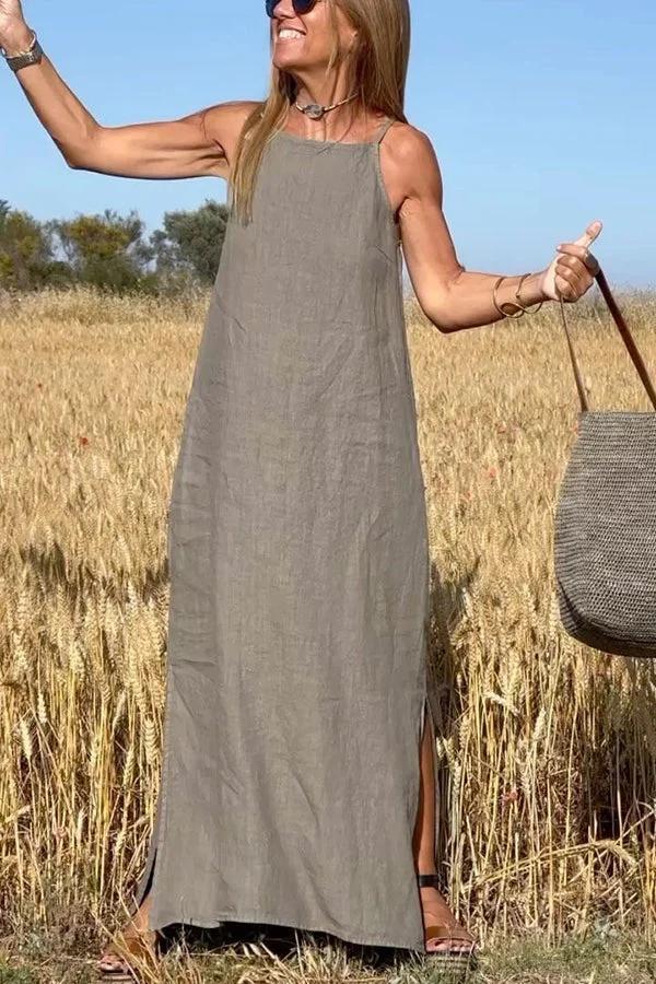 Anouk | Vestido de lino vaporoso para el verano
