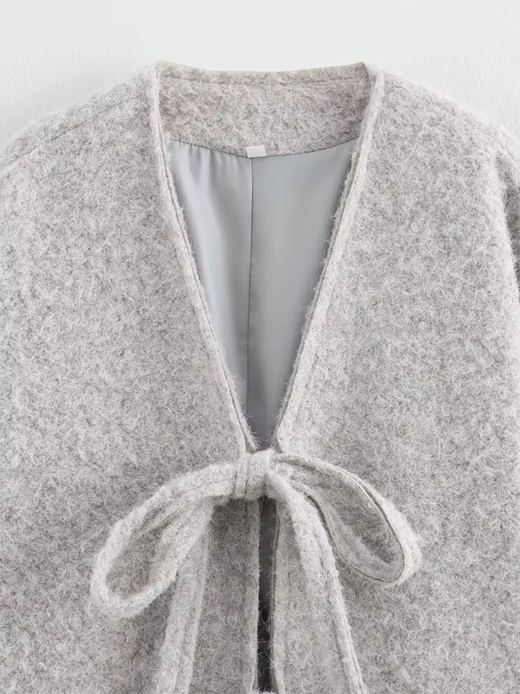 Linnea | Strukturierte Schnürjacke