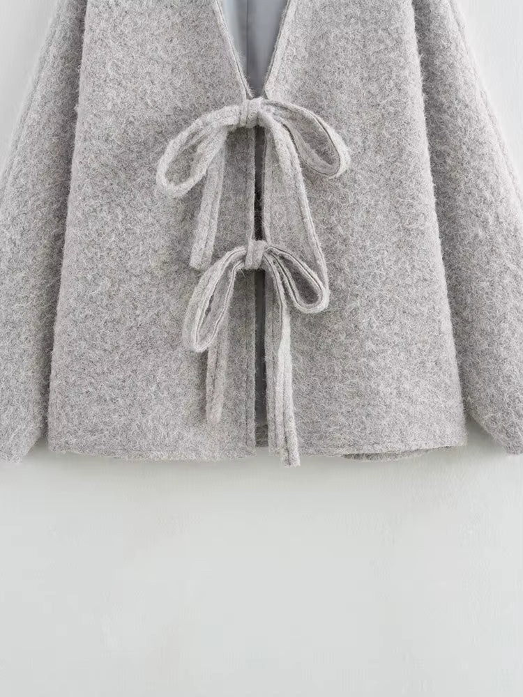Linnea | Strukturierte Schnürjacke