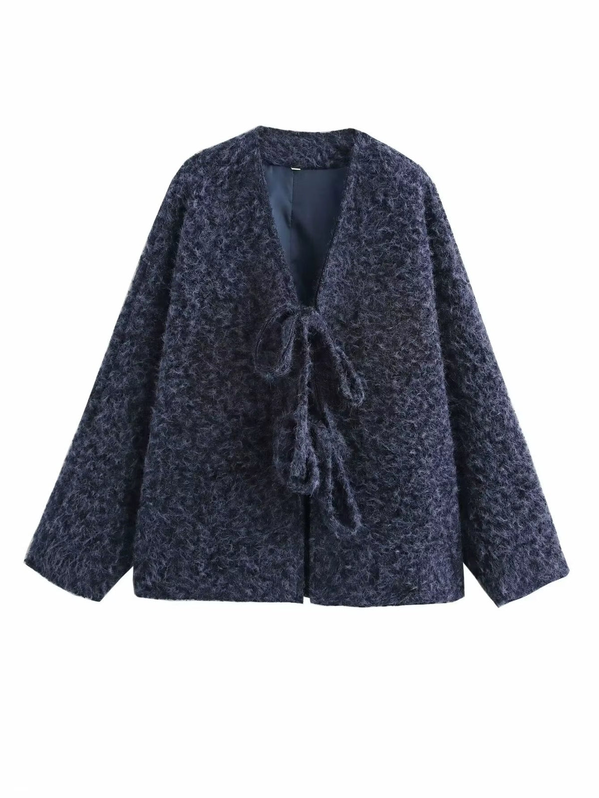Lucrecia | Chaqueta con cordones de tejido texturizado
