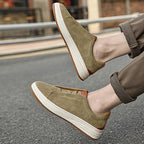 Gil | Zapatillas slip-on de efecto ante