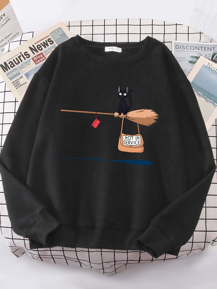 Mar | Jersey con estampado gráfico y puños de canalé