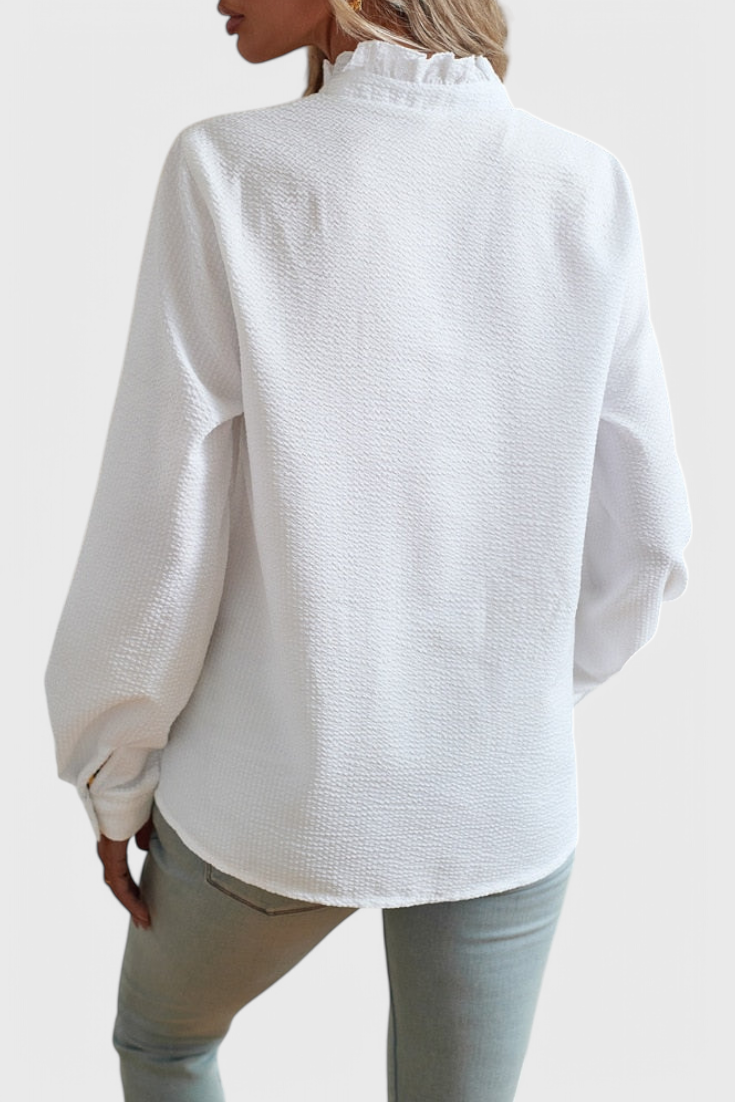 Estela | Blusa elegante con volantes