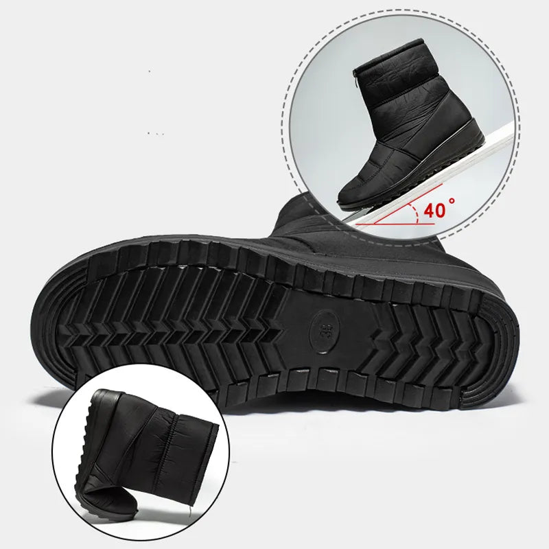 Jazmín | Botas de invierno impermeables con suela de tacos