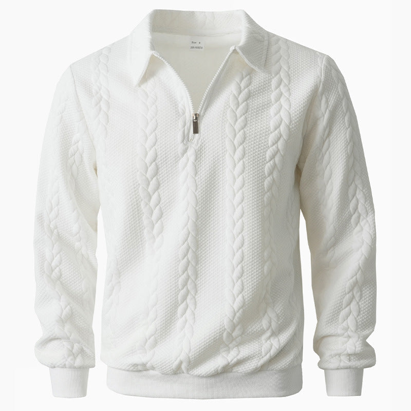 Fortunato | Jersey polo de punto con media cremallera