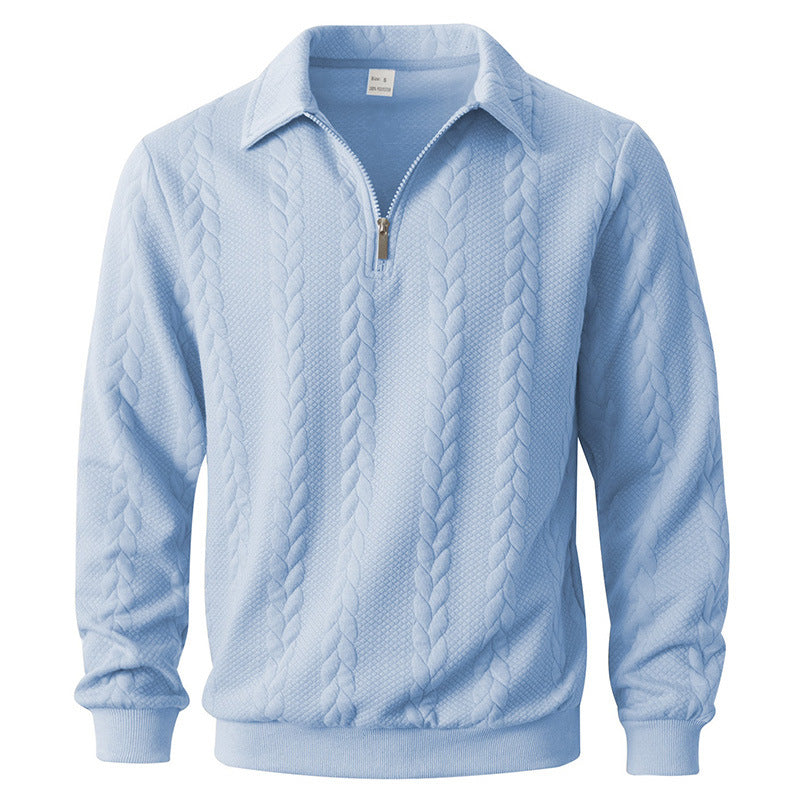 Fortunato | Jersey polo de punto con media cremallera