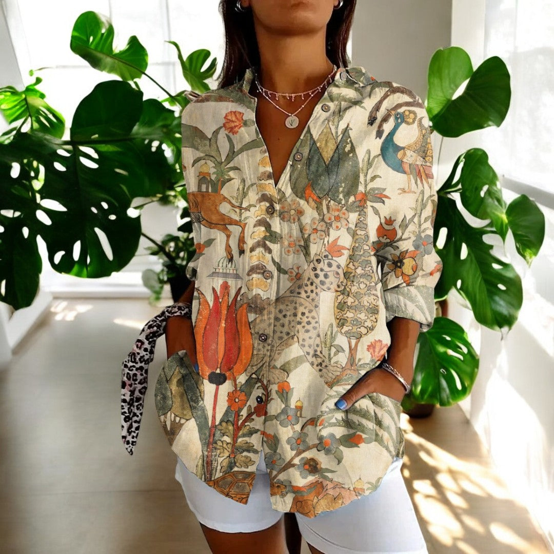 Amira | Blusa floral de temporada