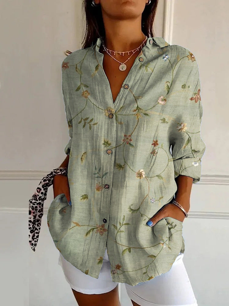 Belén | Camisa de estampado geométrico