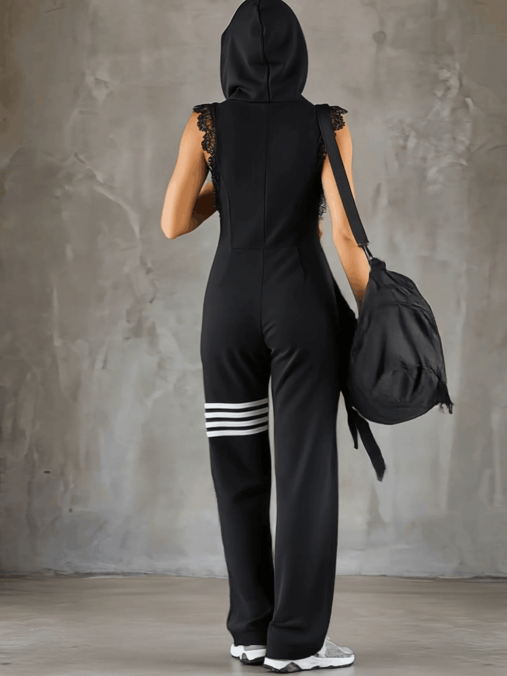 Abby | Sport Luxe Kapuzen-Jumpsuit