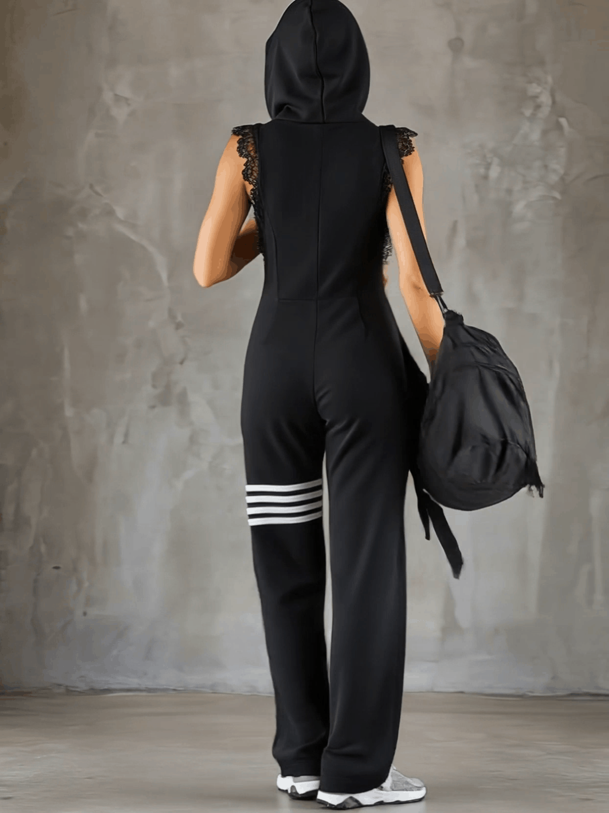 Abby | Sport Luxe Kapuzen-Jumpsuit