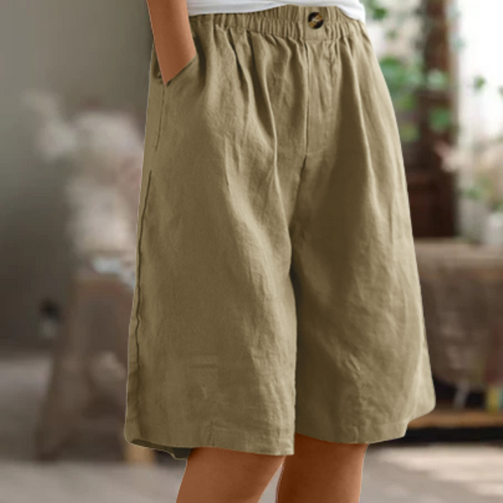 Lea | Shorts casual de corte holgado