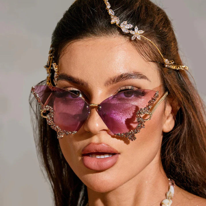 Cleo | Gafas de sol mariposa con look glamuroso