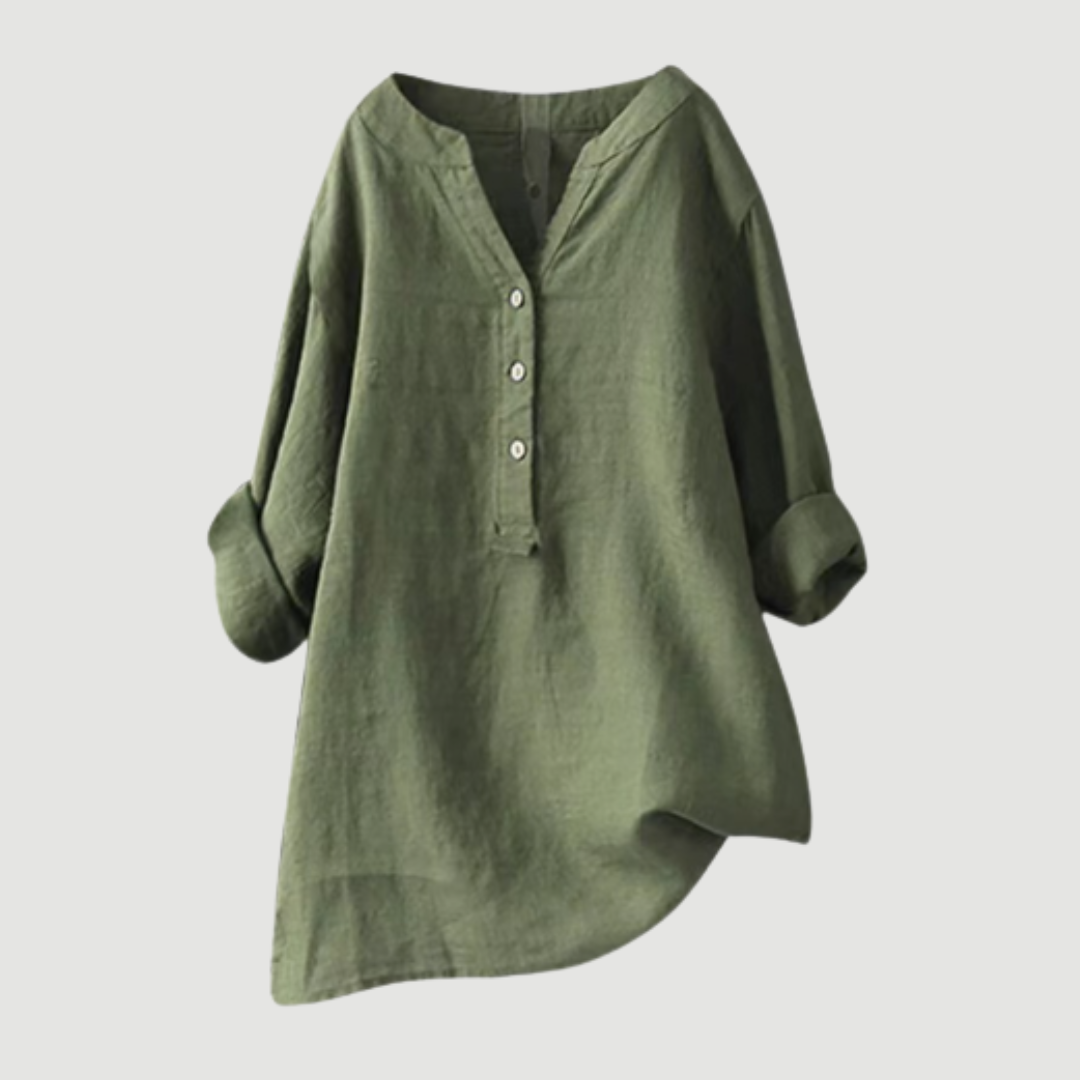 Alicia | Blusa vaporosa con botonadura