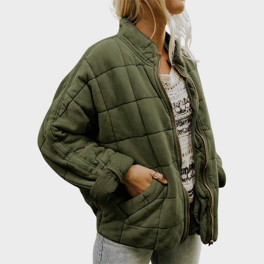 Ruth | Abrigo acolchado oversize de entretiempo