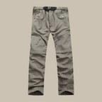 Afritsbare Broek Heren met Elastische Taille en Ritsen bij de Knie