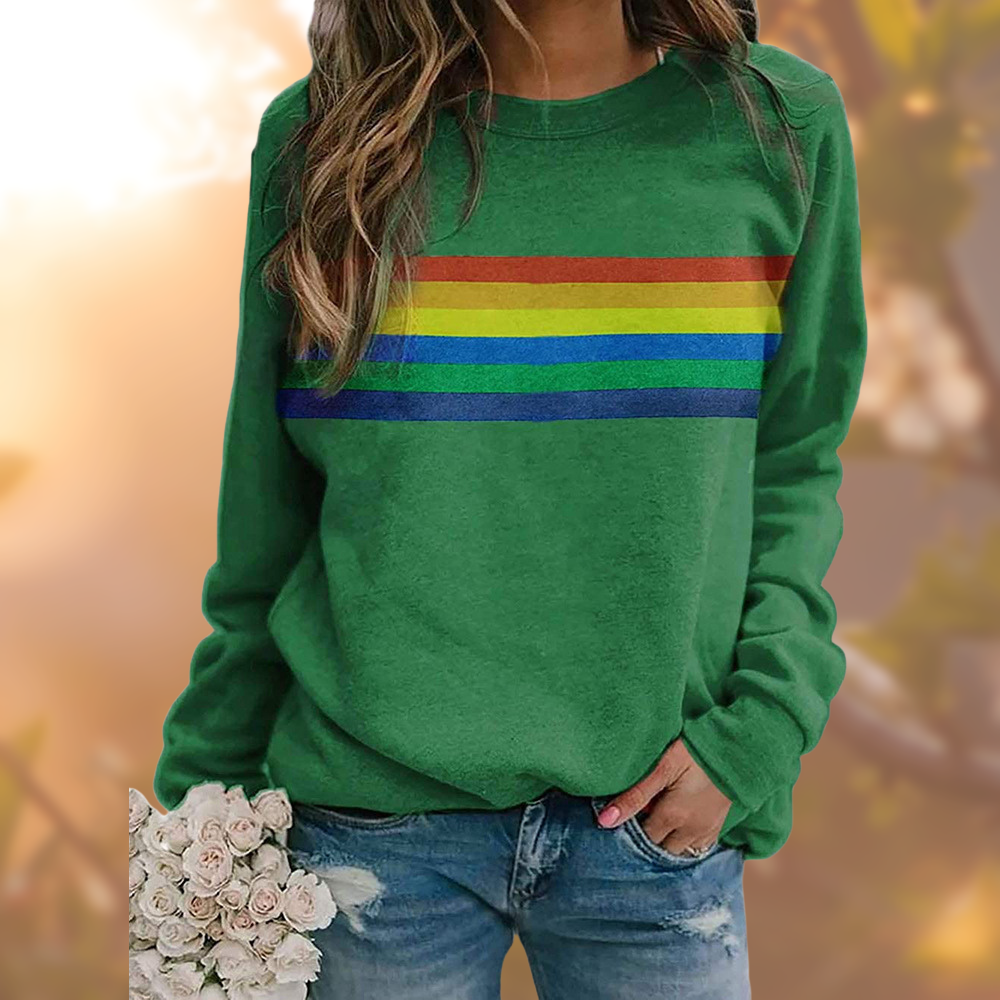 Concha | Jersey de cuello redondo con estampado llamativo