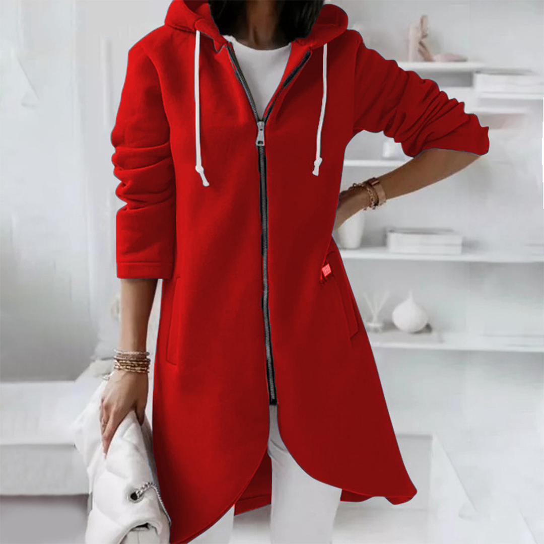 Julieta | Sudadera con capucha y cremallera