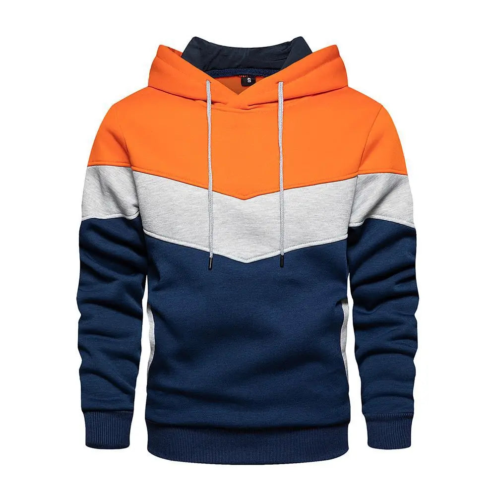 Leandro | Sudadera con capucha de bloques de color