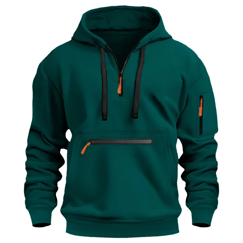 Aquilino | Sudadera con capucha y cremallera