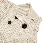 Higinio | Jersey de ochos con cuello alto y botones
