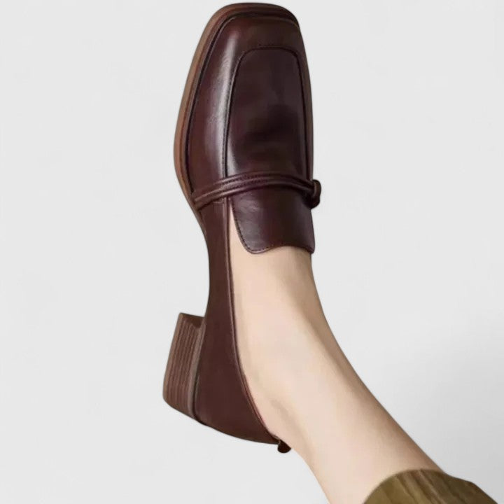 Paula | Mocasines de punta cuadrada