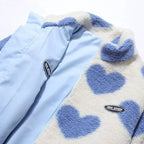 Nieves | Chaqueta reversible con corazones
