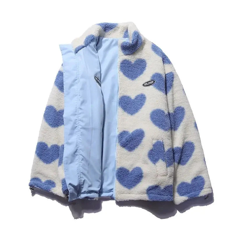 Nieves | Chaqueta reversible con corazones