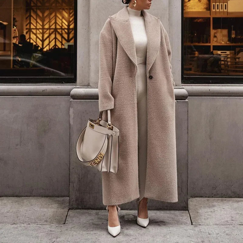 Antonia | Abrigo de invierno largo con solapas