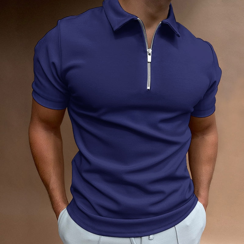 Macario | Polo con cremallera
