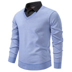Bernabé | Jersey con cuello de camisa