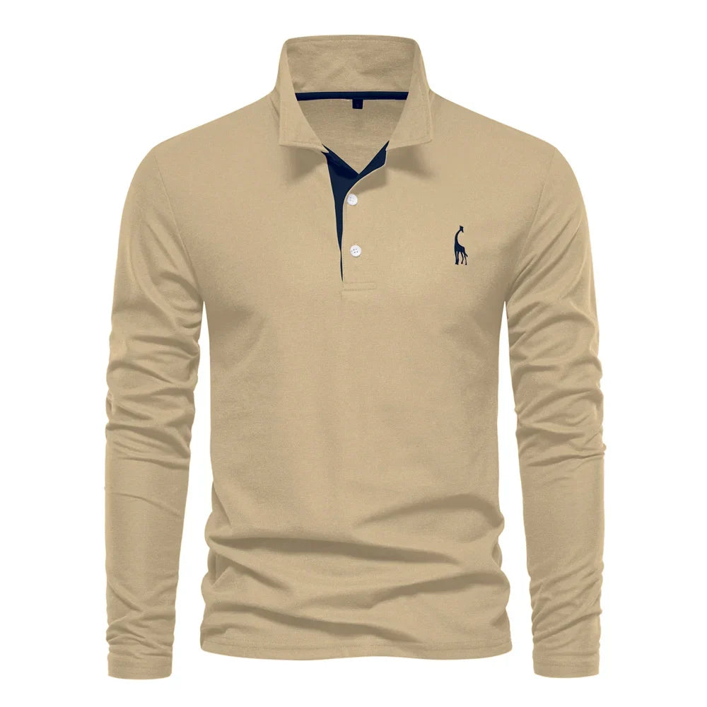 Beeckhoven™ | Casual Poloshirt Met Lange Mouwen