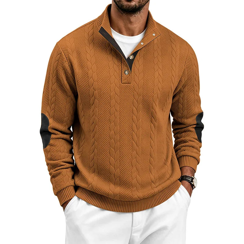 Arnaldo | Jersey de ochos con cuello alto y botones