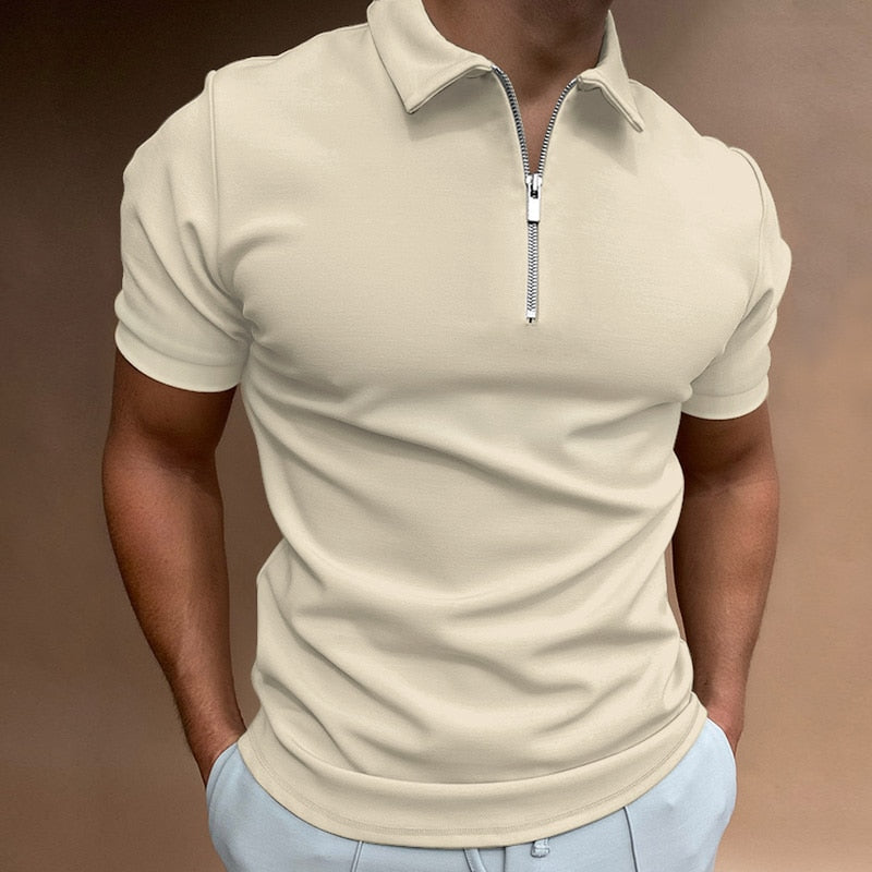 Macario | Polo con cremallera