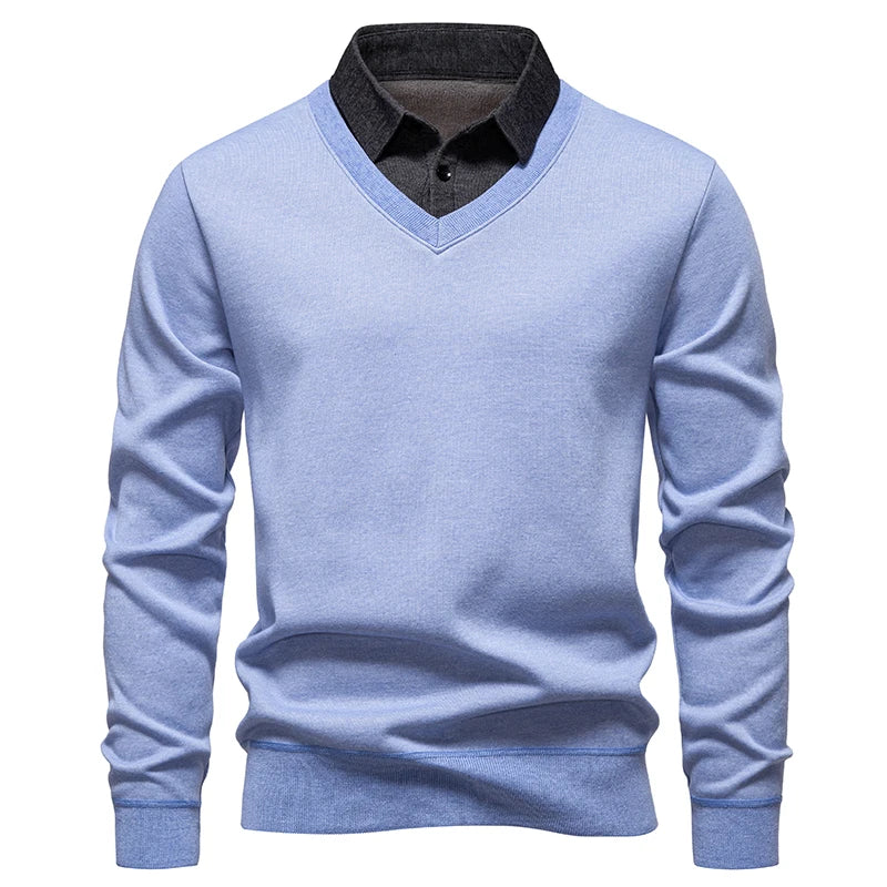 Bernabé | Jersey con cuello de camisa