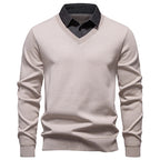 Bernabé | Jersey con cuello de camisa