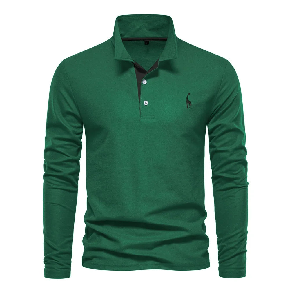 Beeckhoven™ | Casual Poloshirt Met Lange Mouwen