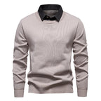 Faustino | Jersey con cuello camisero