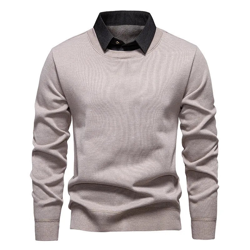 Faustino | Jersey con cuello camisero
