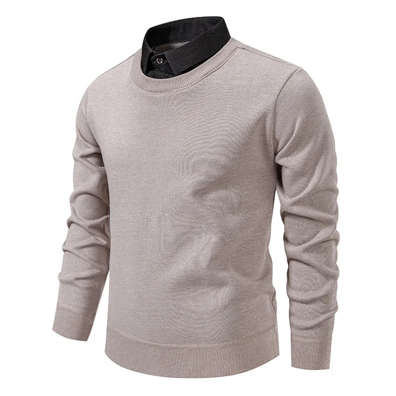 Faustino | Jersey con cuello camisero