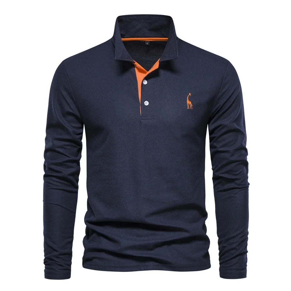 Beeckhoven™ | Casual Poloshirt Met Lange Mouwen