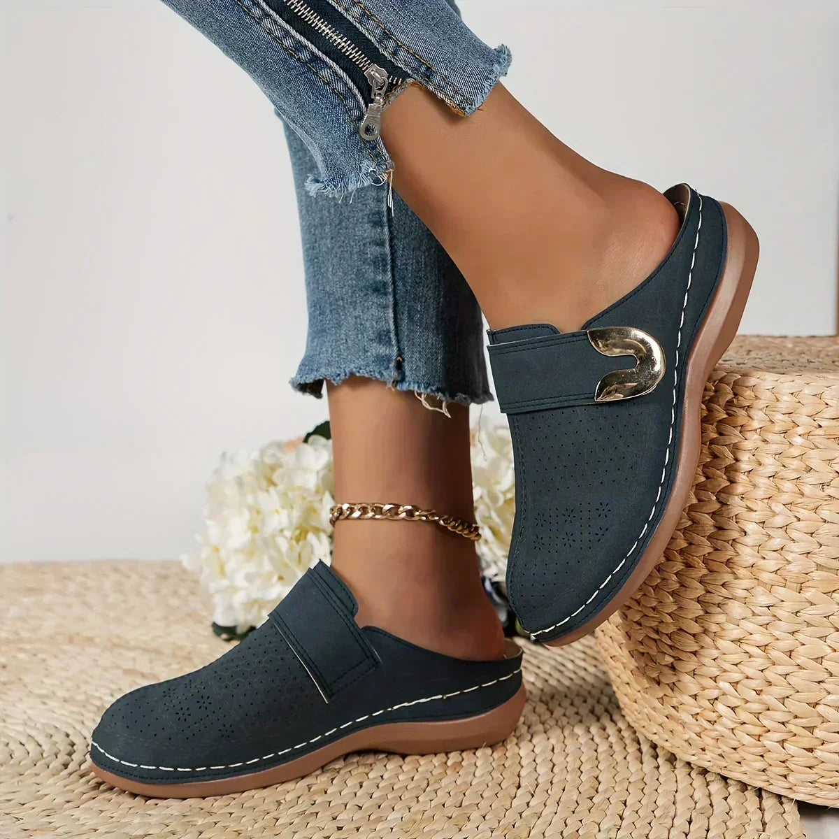 Marel | Elegantes sandalias de cuña con soporte para mujer