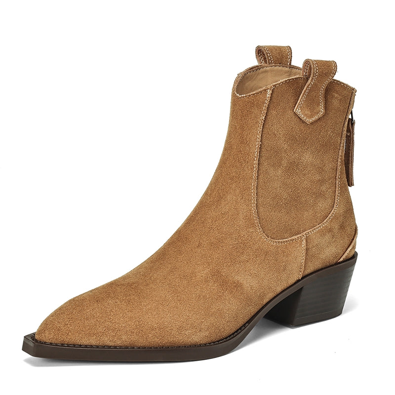 Carmela | Botines efecto piel estilo western