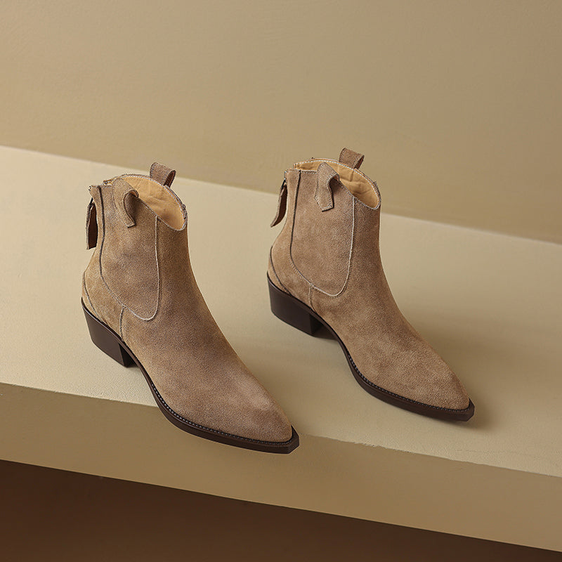 Carmela | Botines efecto piel estilo western